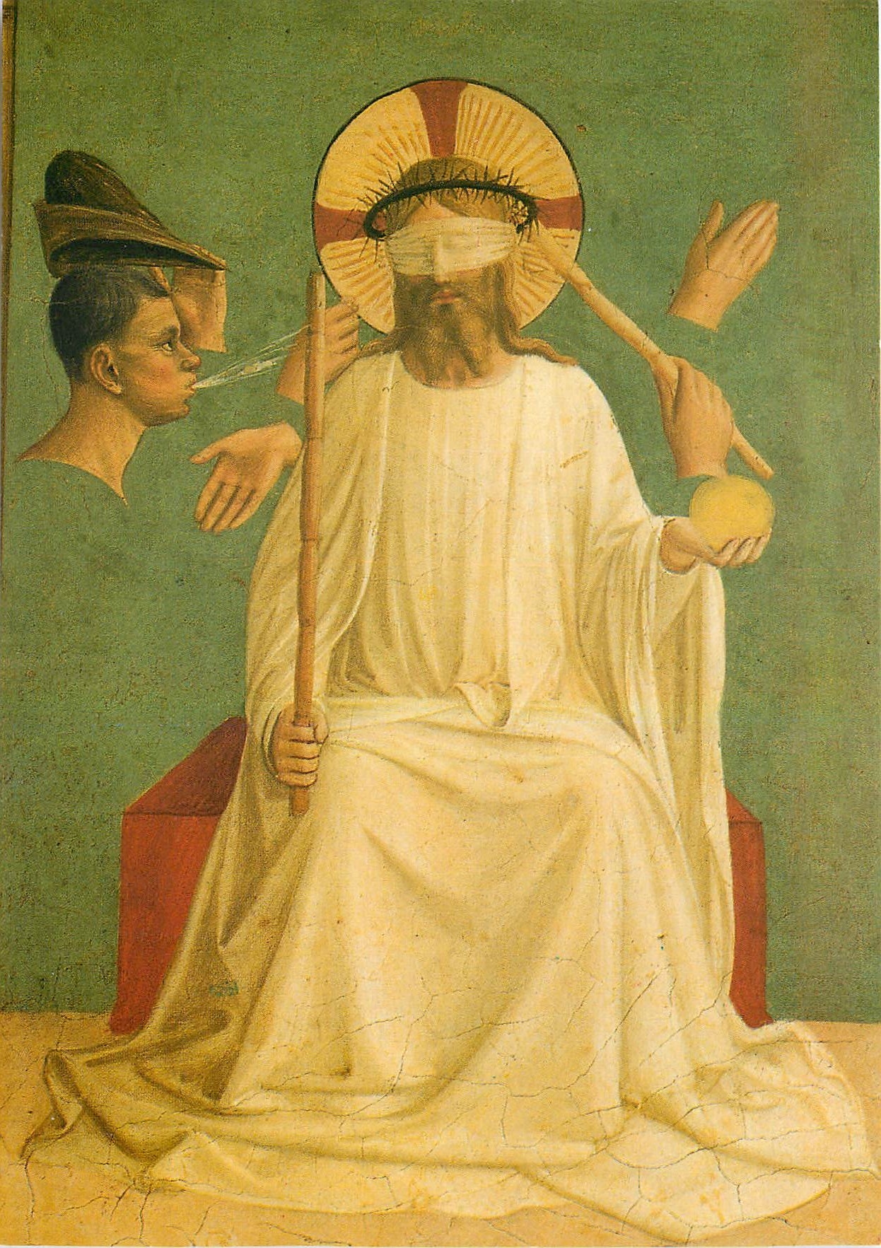 CPM Firenze Museo di S Marco Christ raille