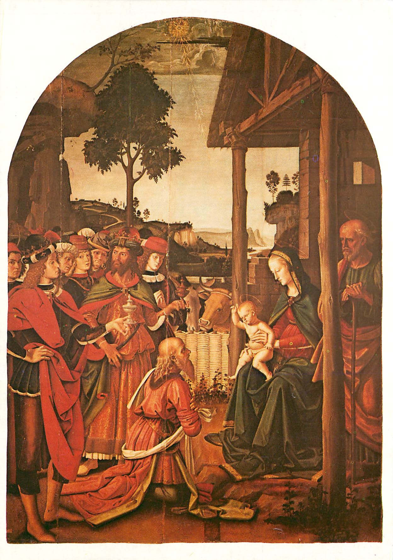 CPM Perugino (1445 1523) Adorazionz dei Magi 
