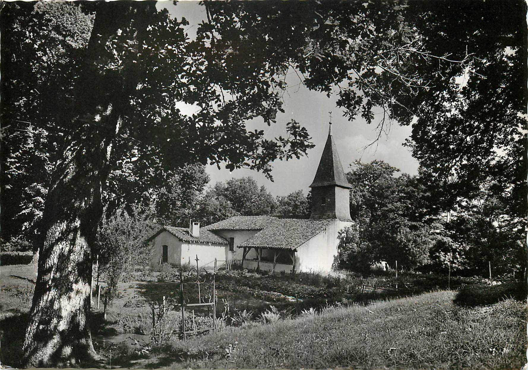 CPM Les Landes de Gascogne Chapelle Saint Blaise Gourby Maurice Martin