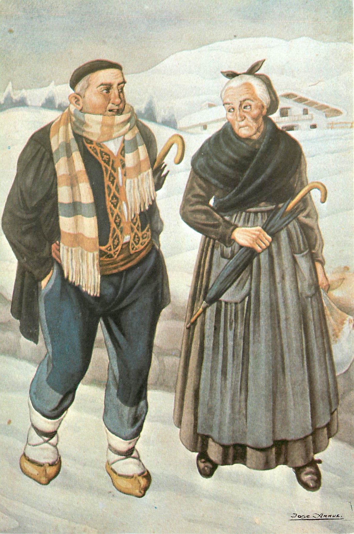 CPM Jose Arrue valle Camino del Mercado