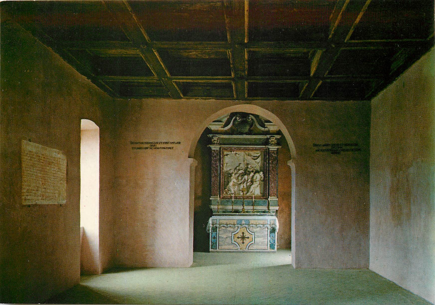CPM Abbazia di Fossanova sec XII salle et chapelle de St Tommaso