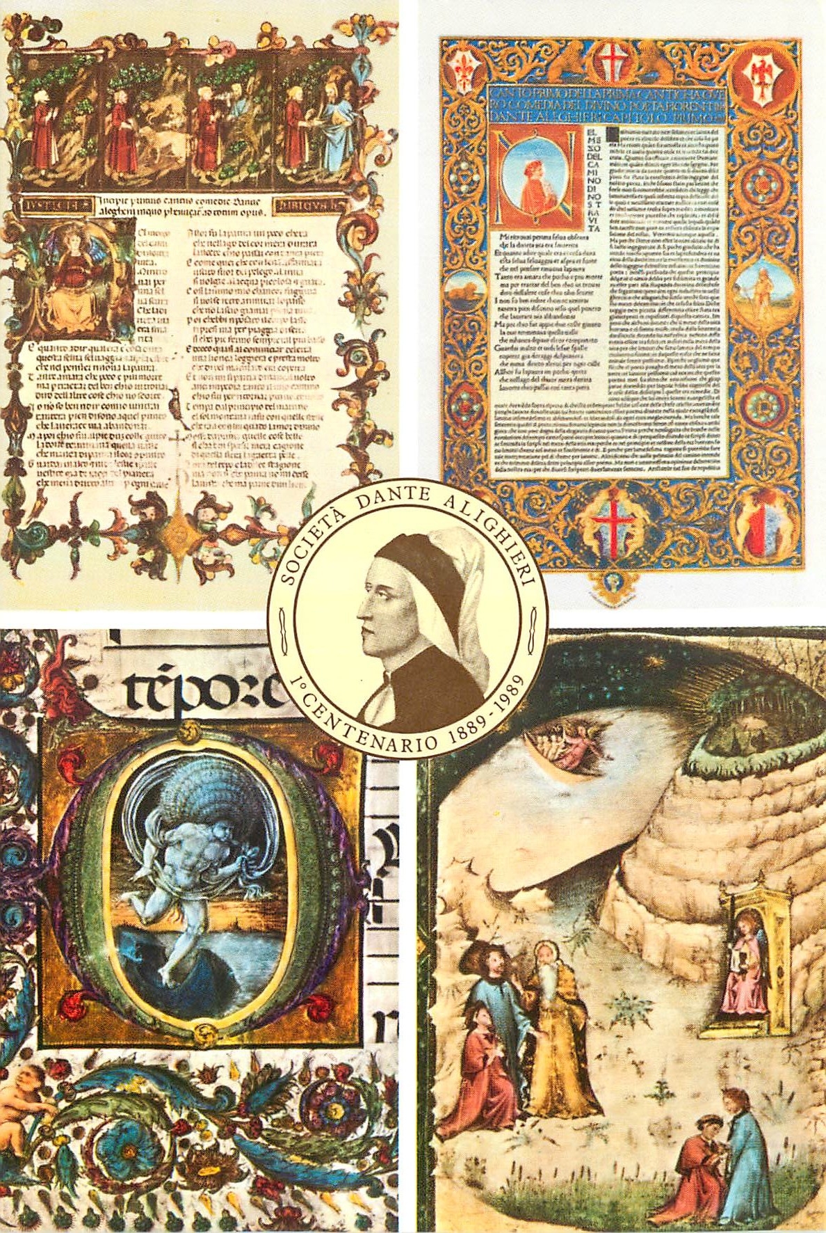 CPM Miniature Dantesche Piazza firenze Roma