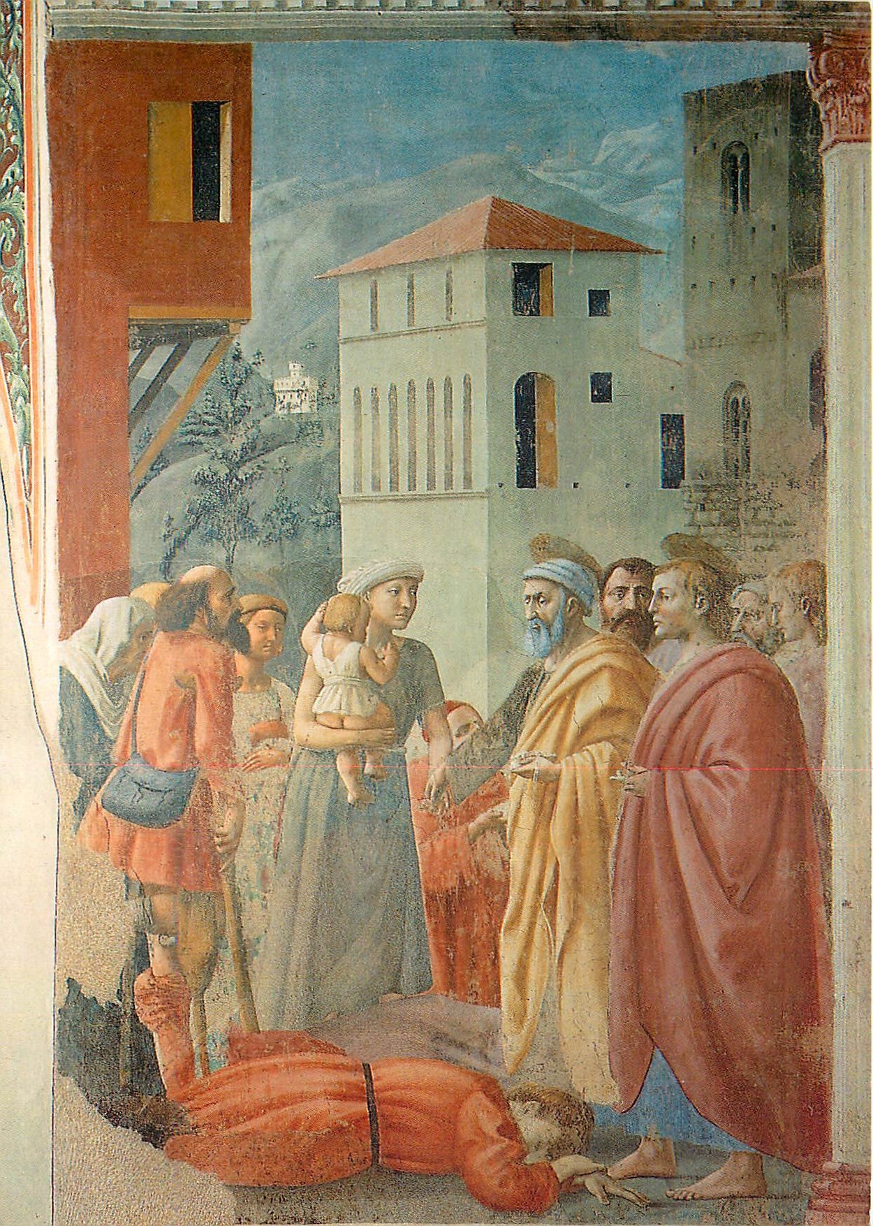 CPM Firenze Chiesa del Carmine Saint Pierre fait l'Aumone