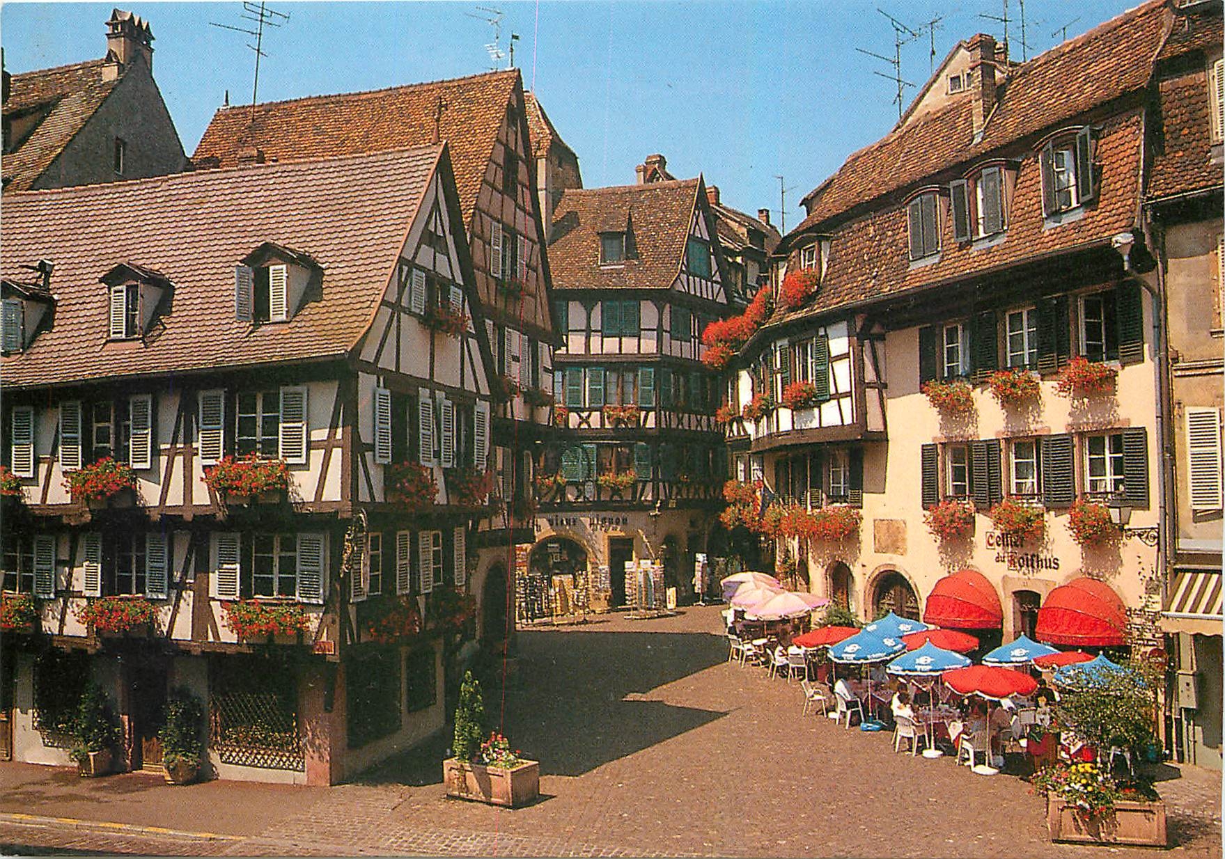 CPM Images d'Alsace Colmar rue des marchands fer rouge
