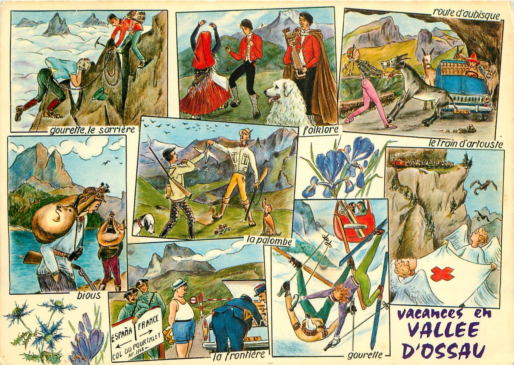 CPM Tourisme Pyreneen vacances en Vallee d'Ossau