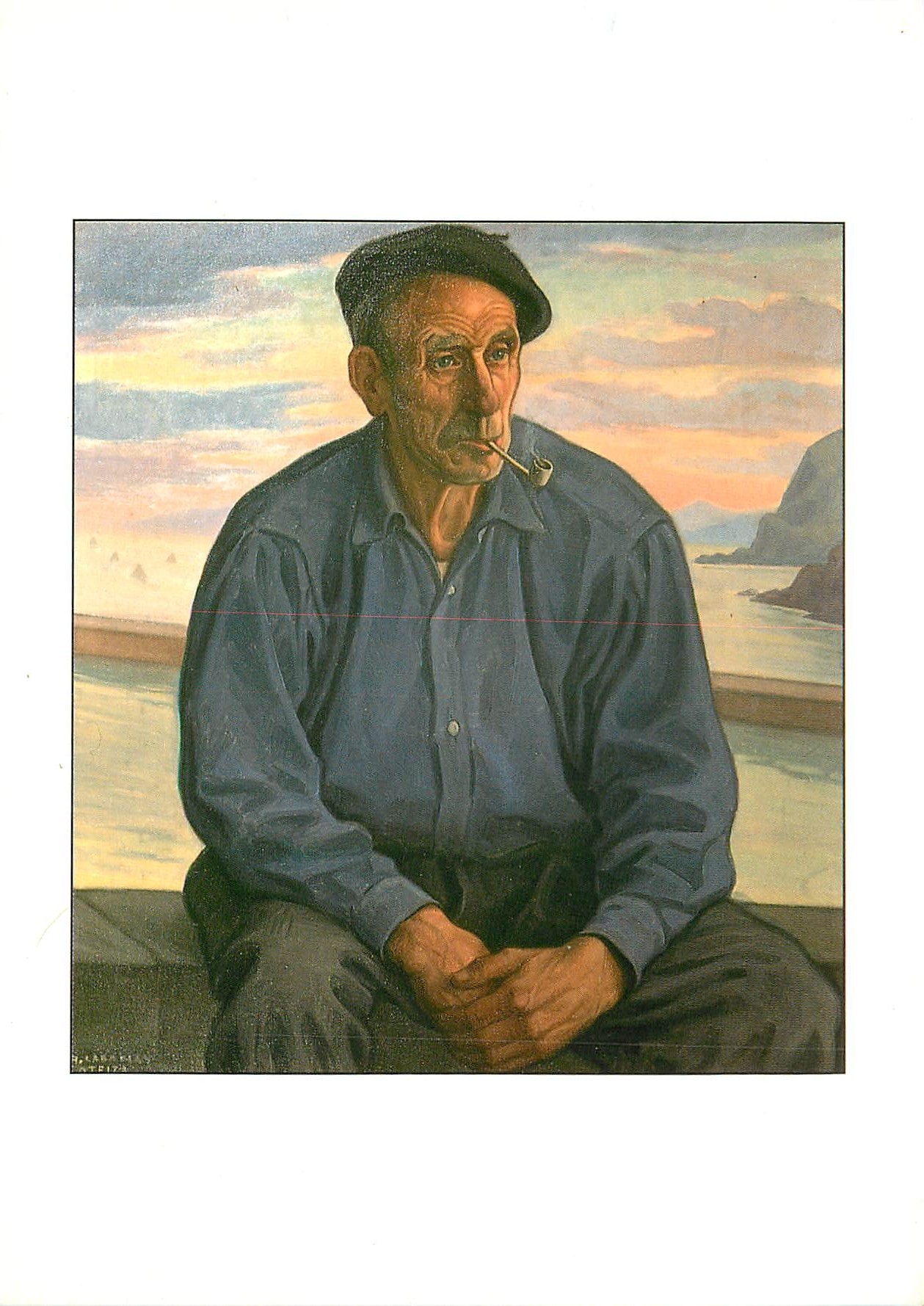 CPM Angel Cabanas Oteiza huile sur toile