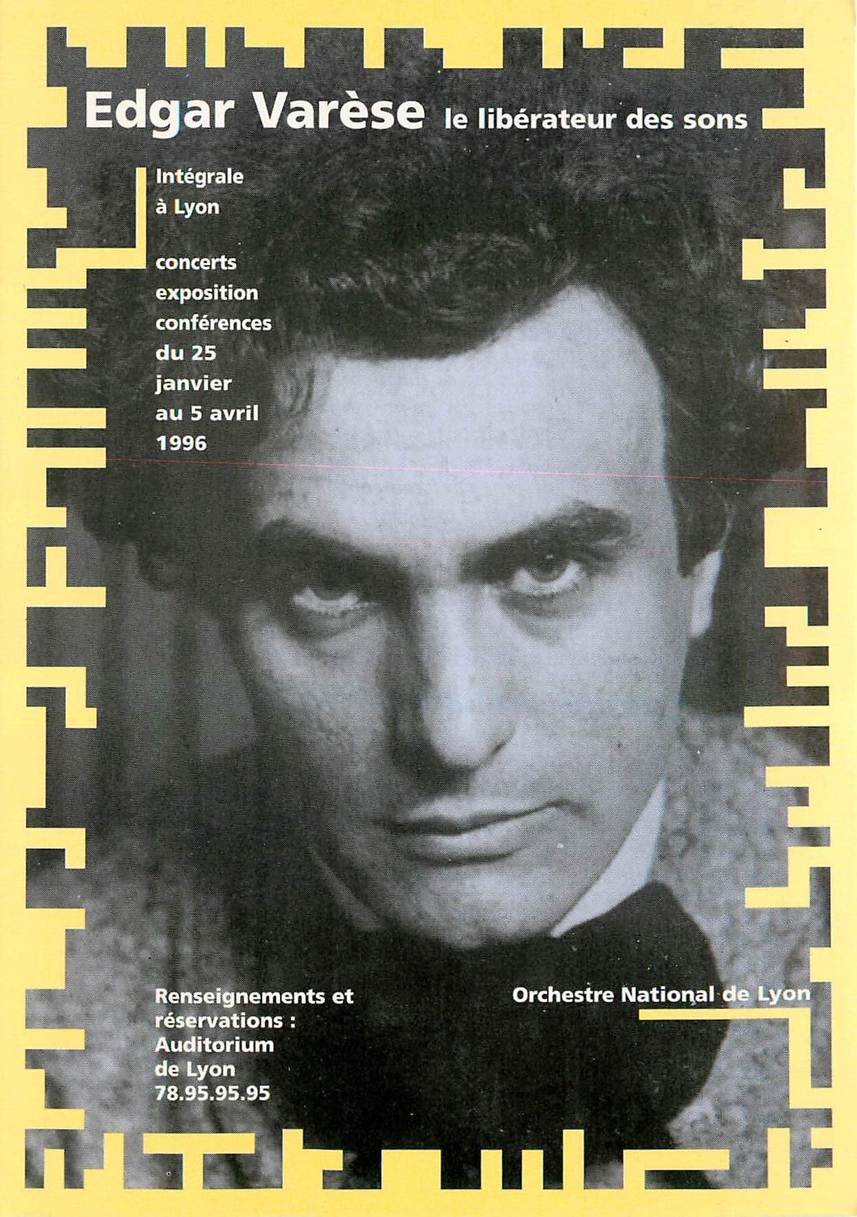 CPM Edgar Varese le liberateur des sons Orchestre National de Lyon