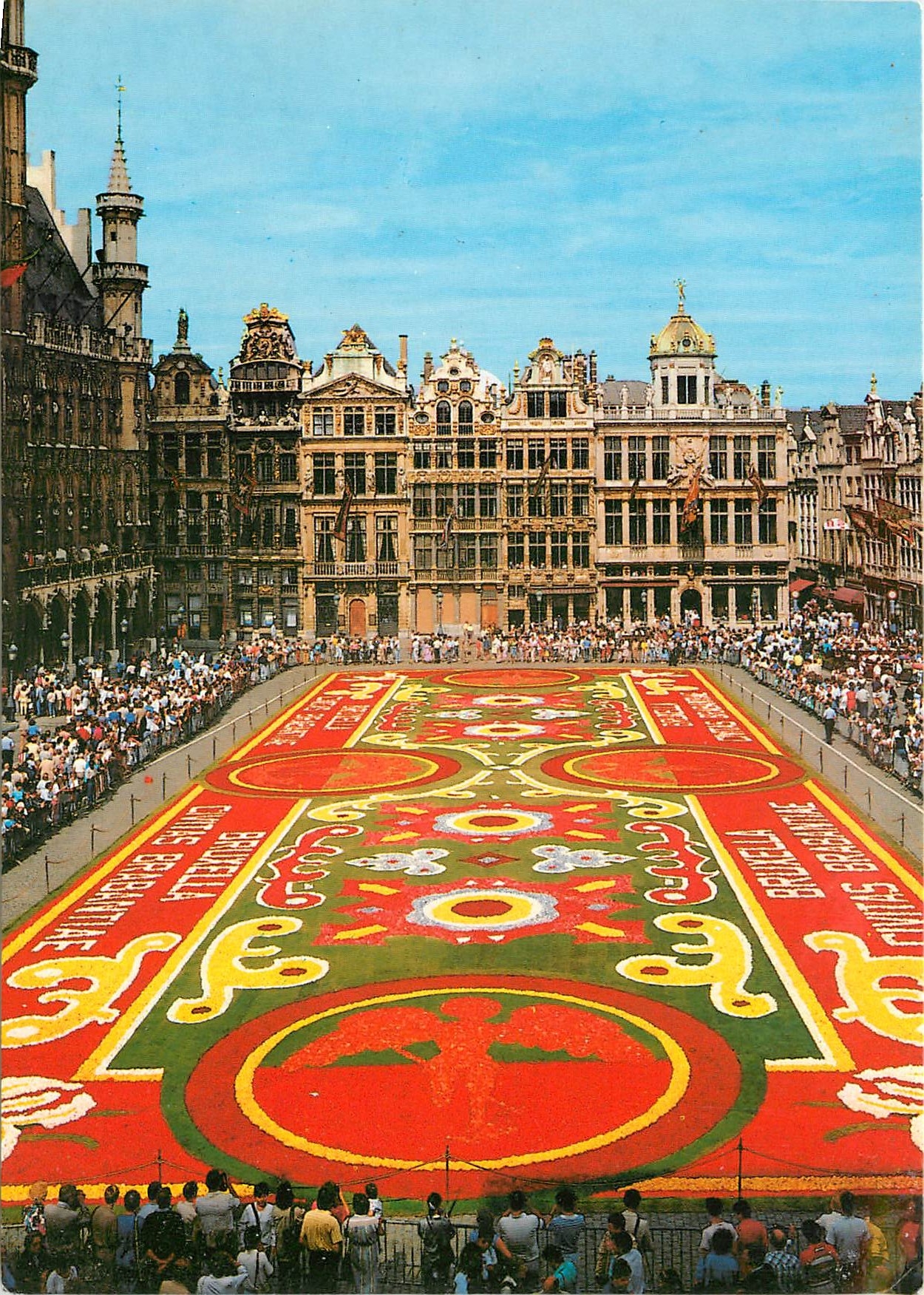 CPM Brussels Grand Place Tapis des fleurs