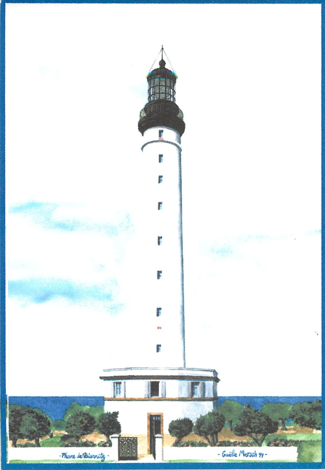 CPM Le Phare Biarritz 1931 1932 Miarritze