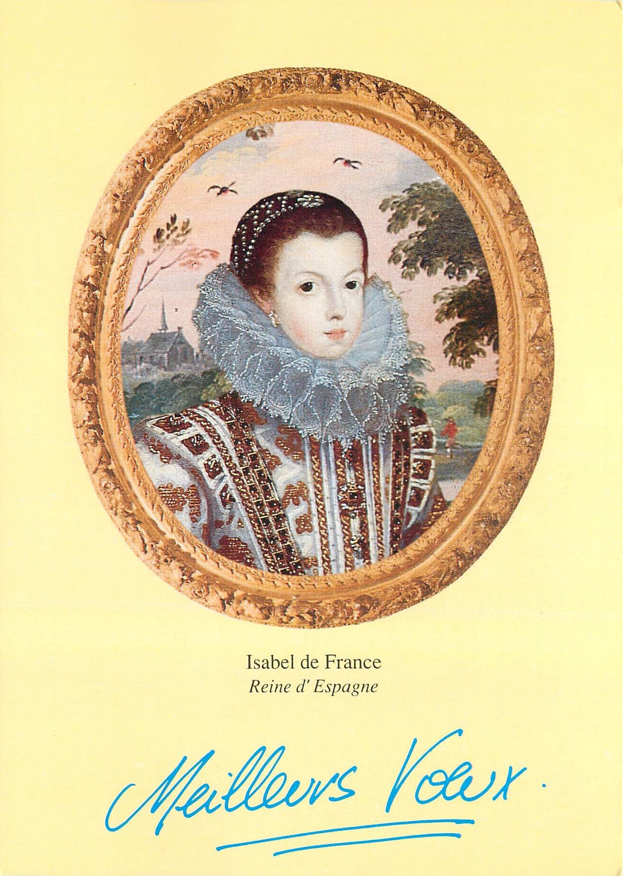 CPM Isabel de France Reine d'Espagne