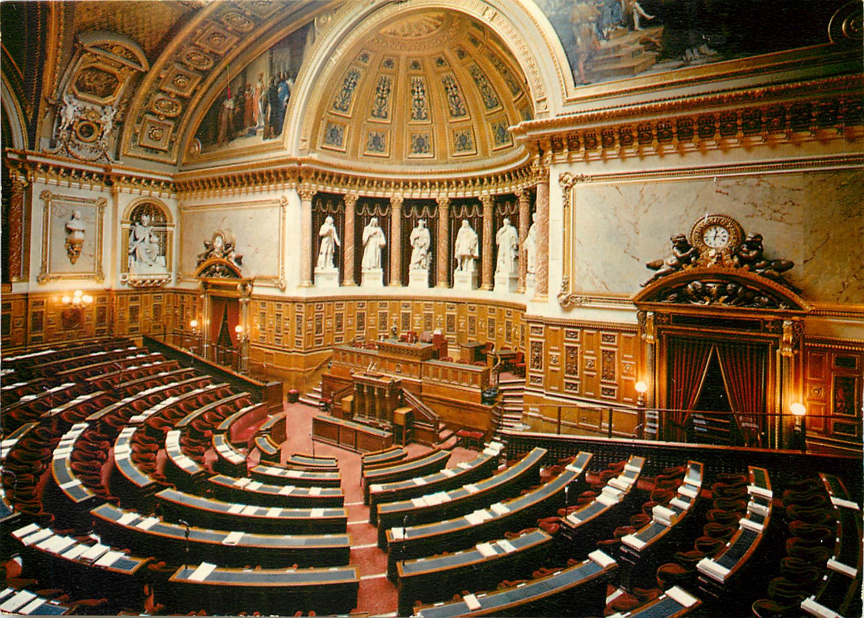 CPM Palais du Luxembourg Salle des Seances