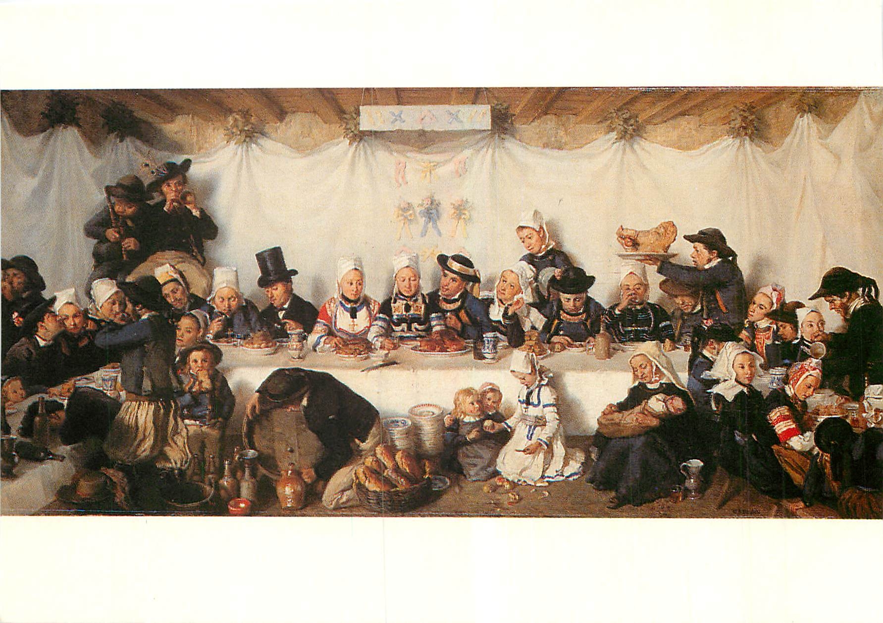 CPM Victor Roussin Les Noces de Corentin Le Guerveuer et d'Anne Marie Kerinvel Musee des Beaux Arts 