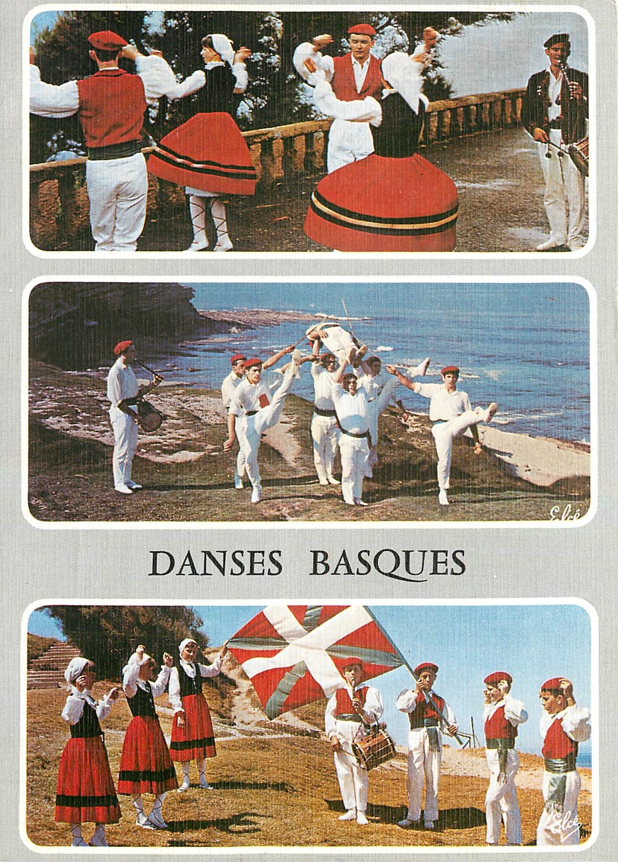 CPM Danses Basques Le Fandango Danse du Chef Mort