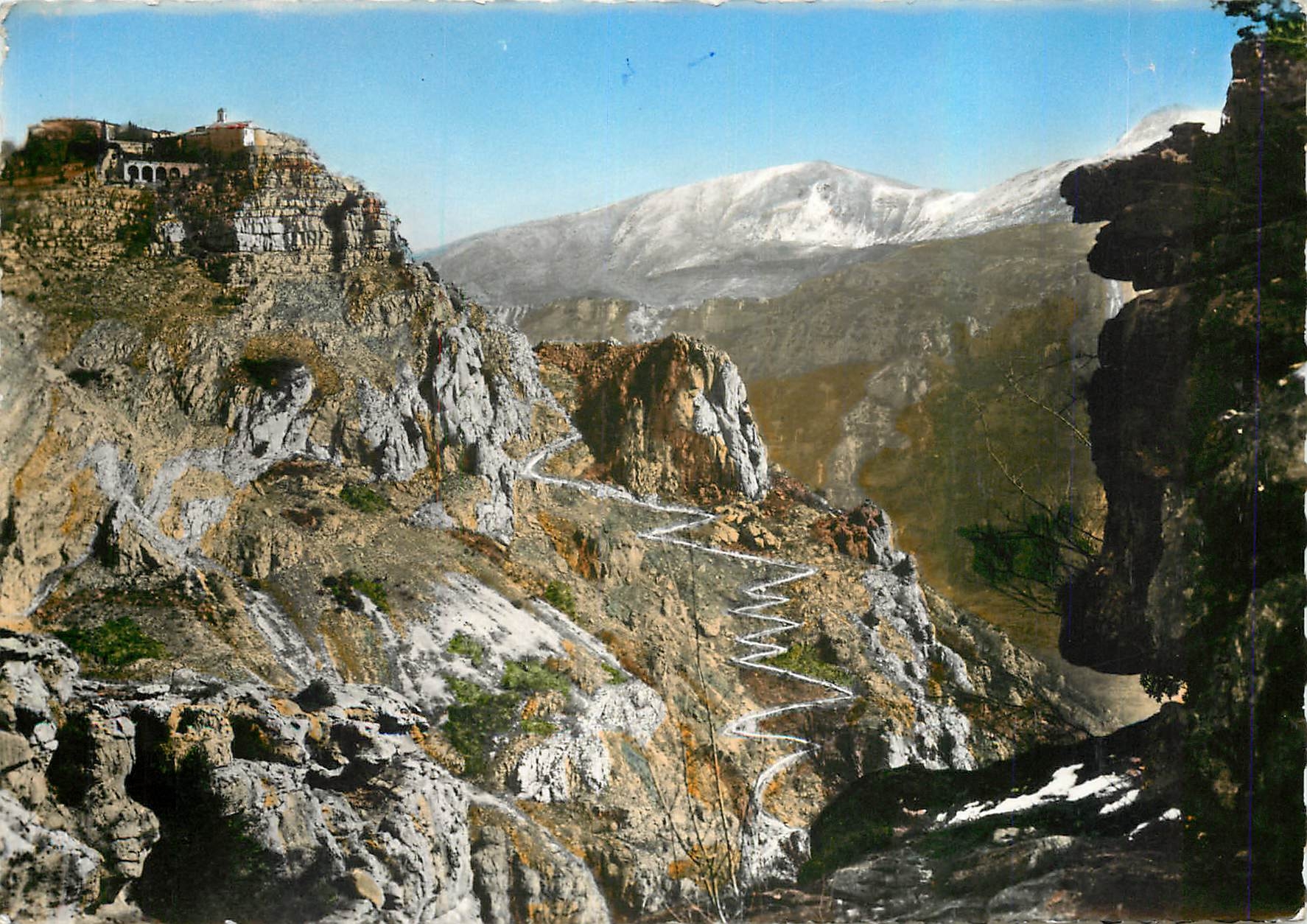 CPM Gourdon Village AM Le Chemin du Paradis