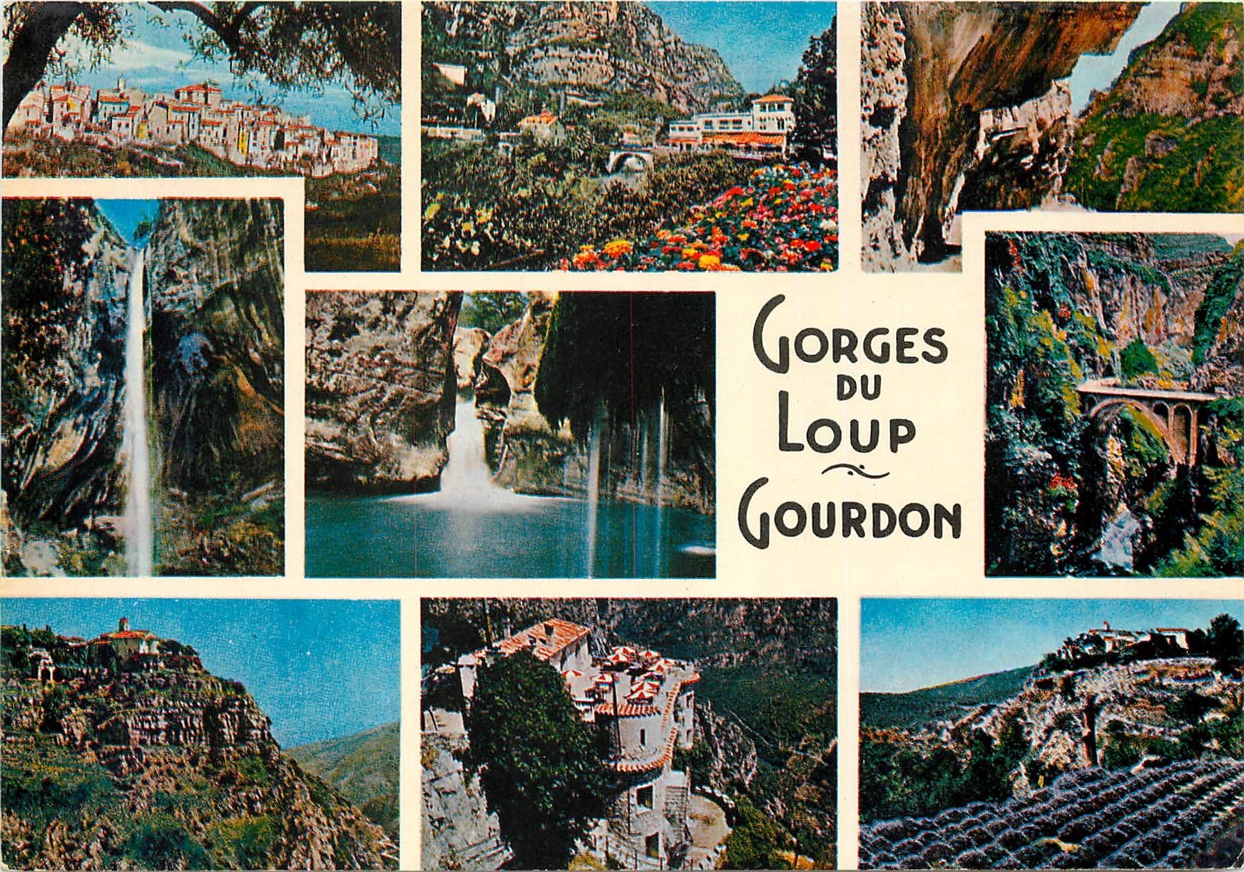 CPM Cote d'Azur French Riviera Les Gorges du Loup L'arriere pays pittoresque