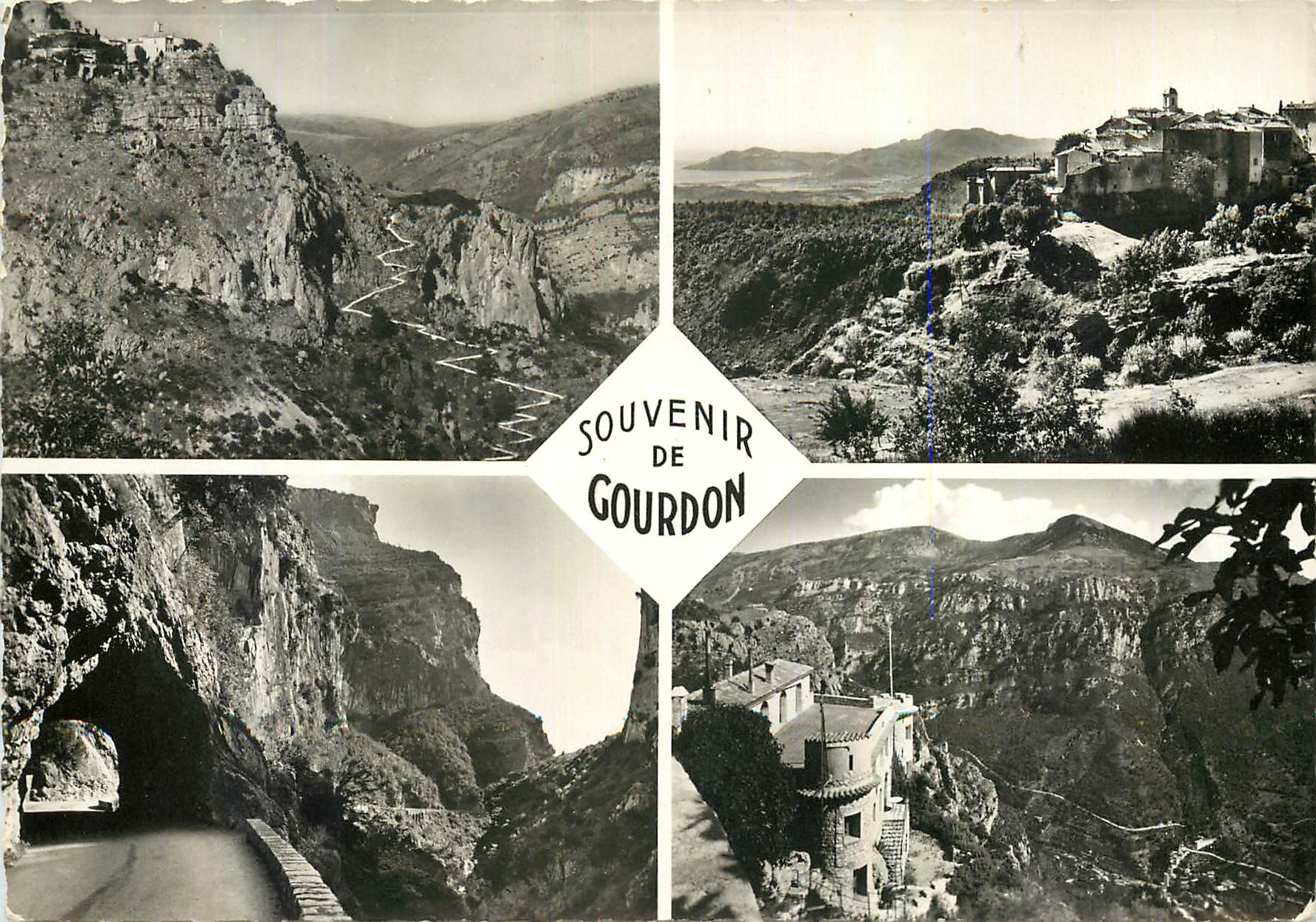CPM Souvenir de Gourdon 