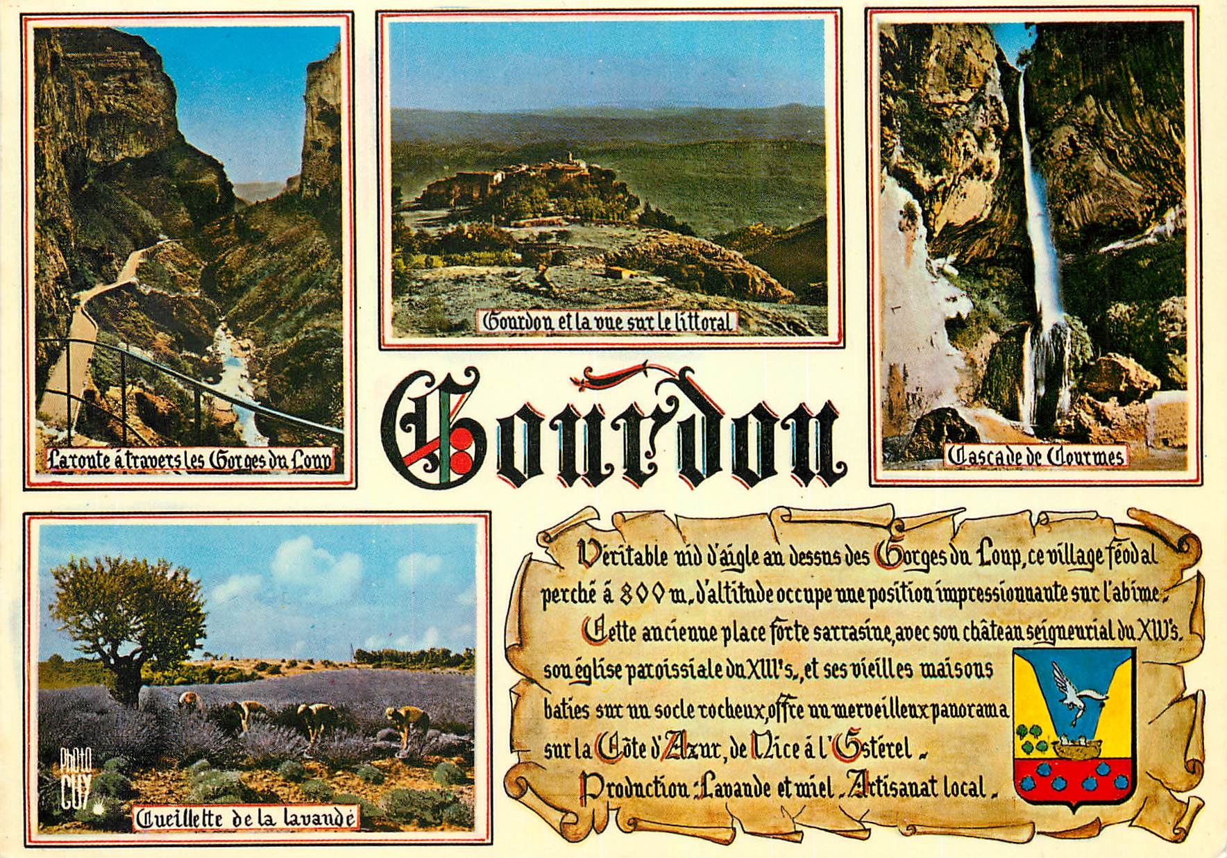 CPM Gourdon Alpes Maritimes 