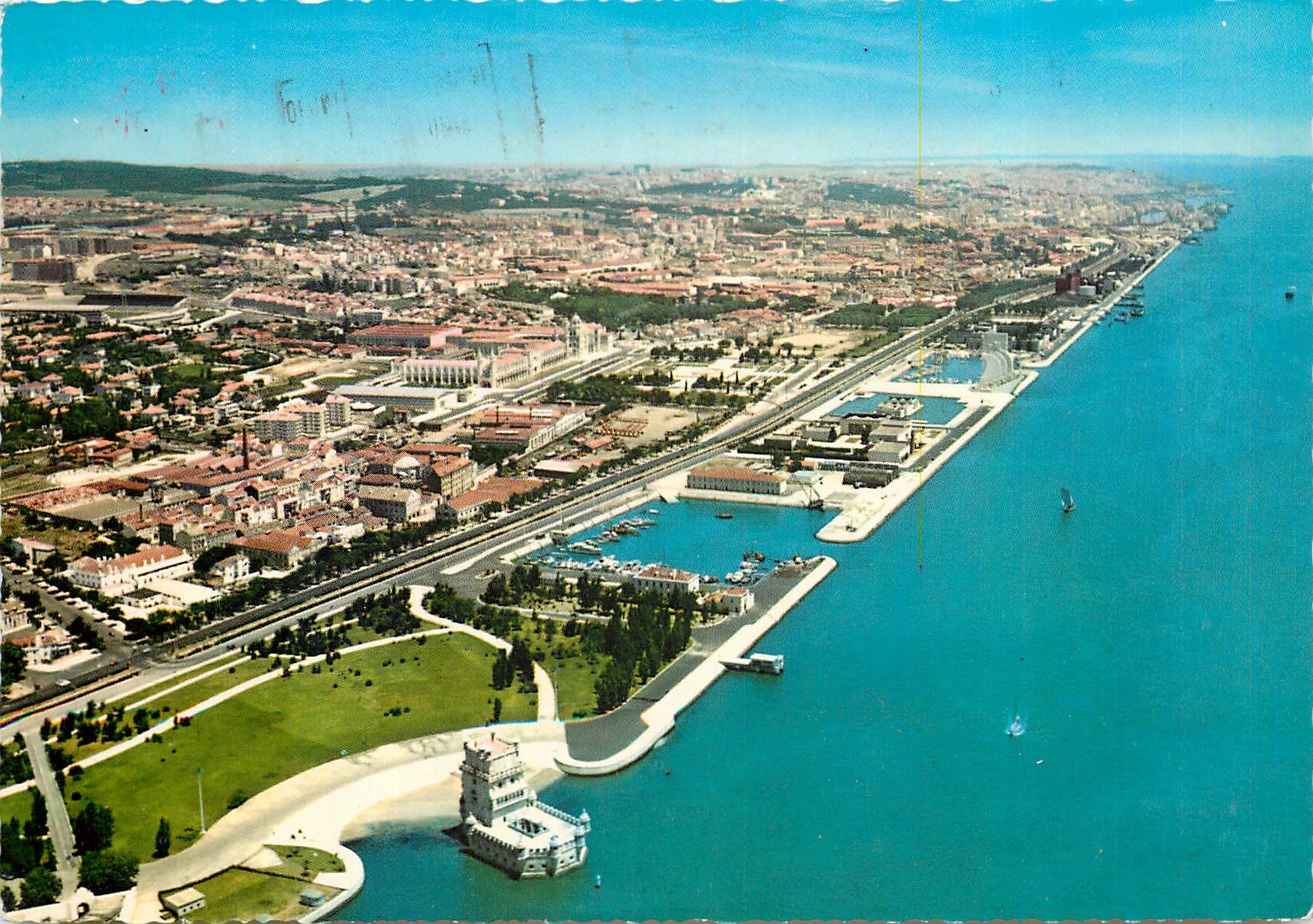CPM Lisboa Uma vista aerea de Beiem 