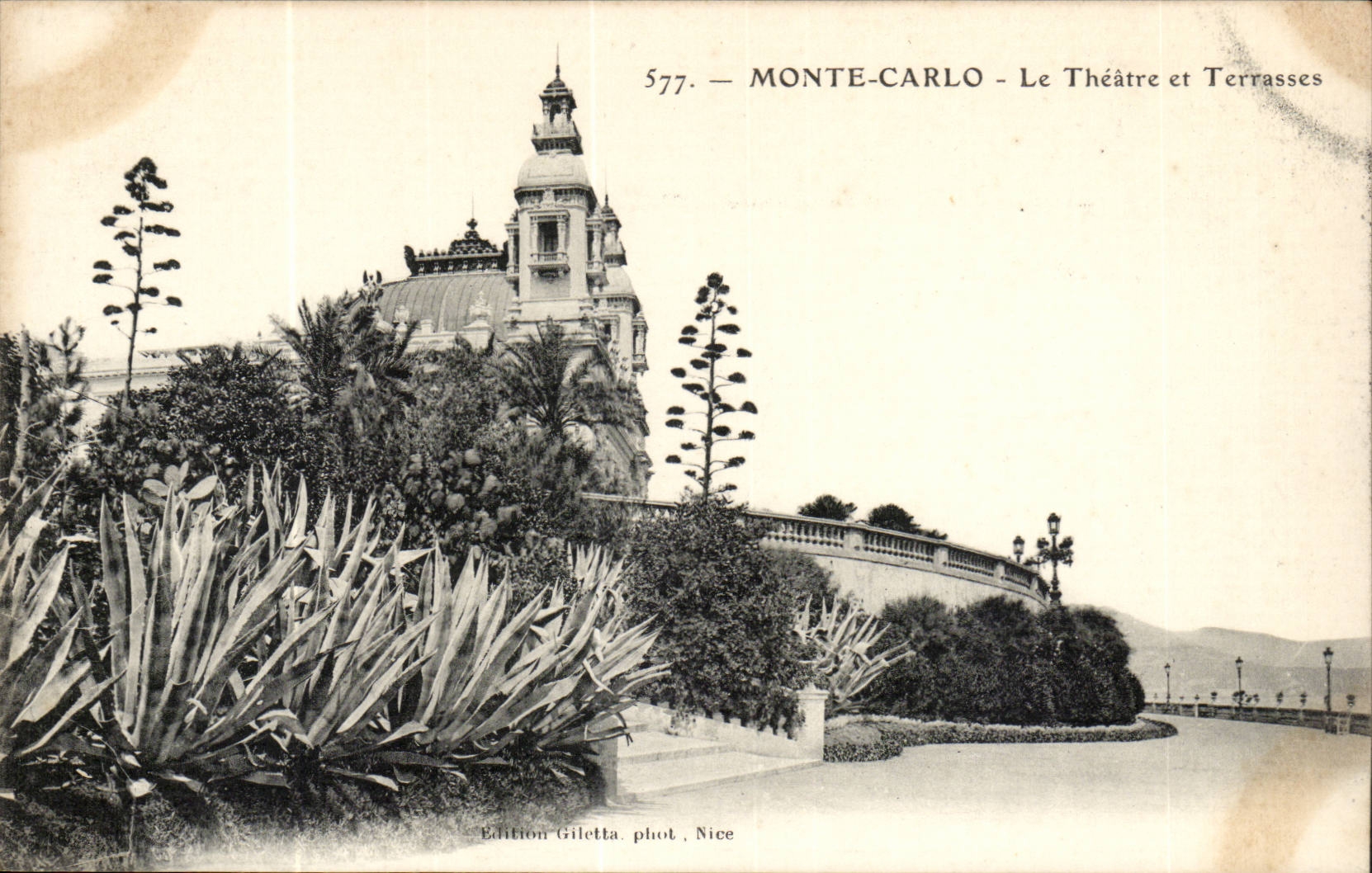 Monte Carlo it Theater and Terraces - CPA