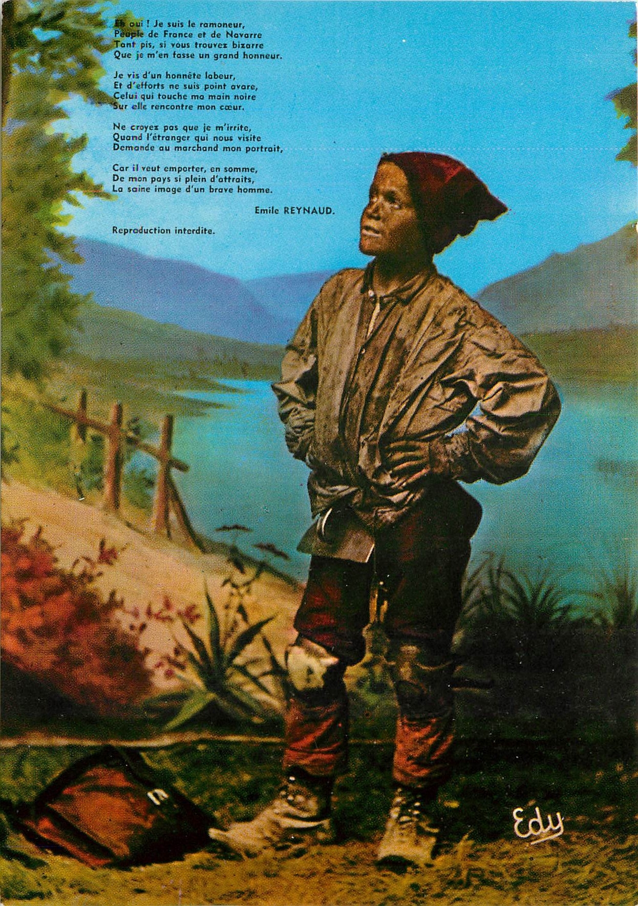 CPM Images de Chez Nous Le Petit Ramoneur sujet authentique 