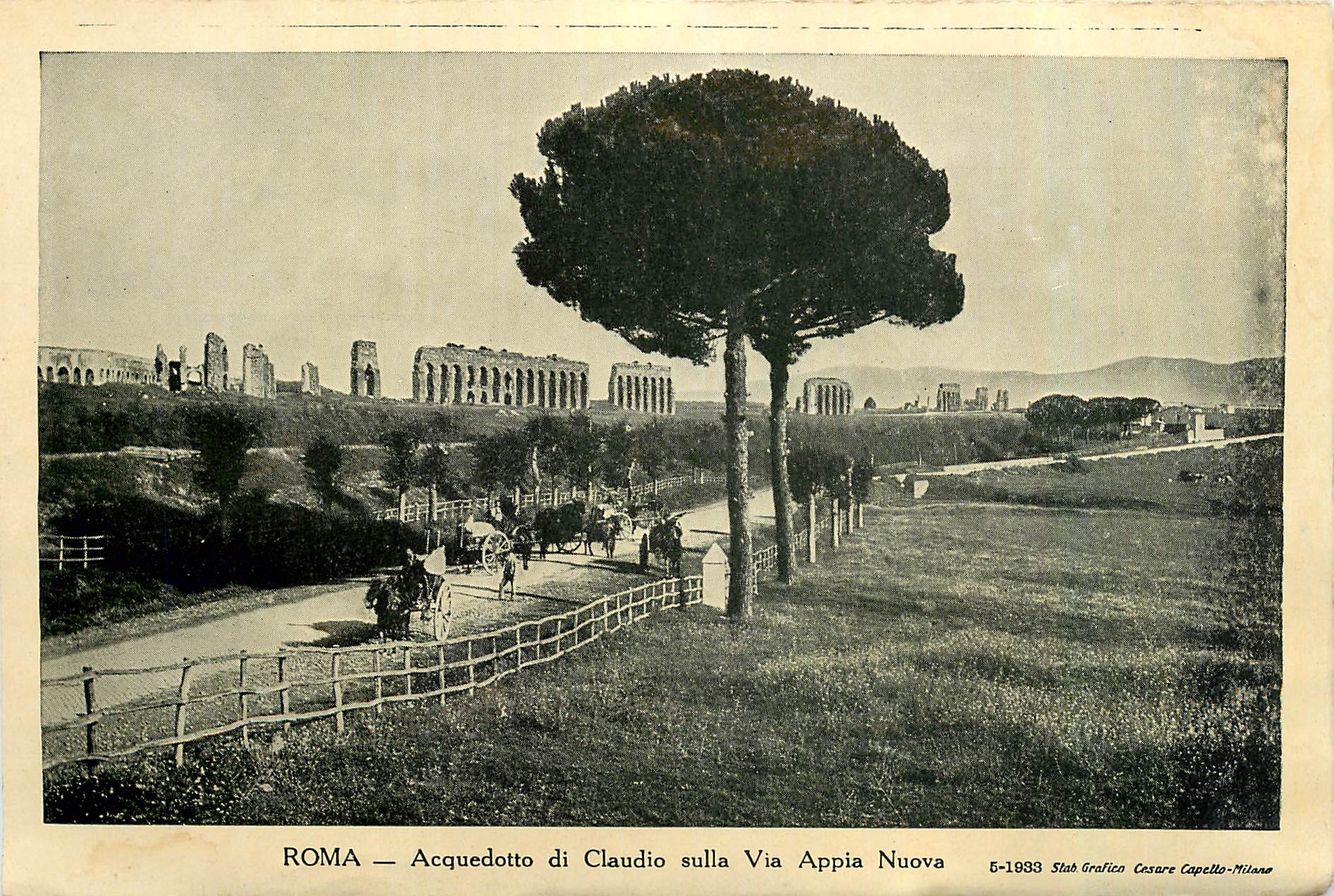 CPM Roma Acquedotto di Claudio sulla Via Appia Nuova