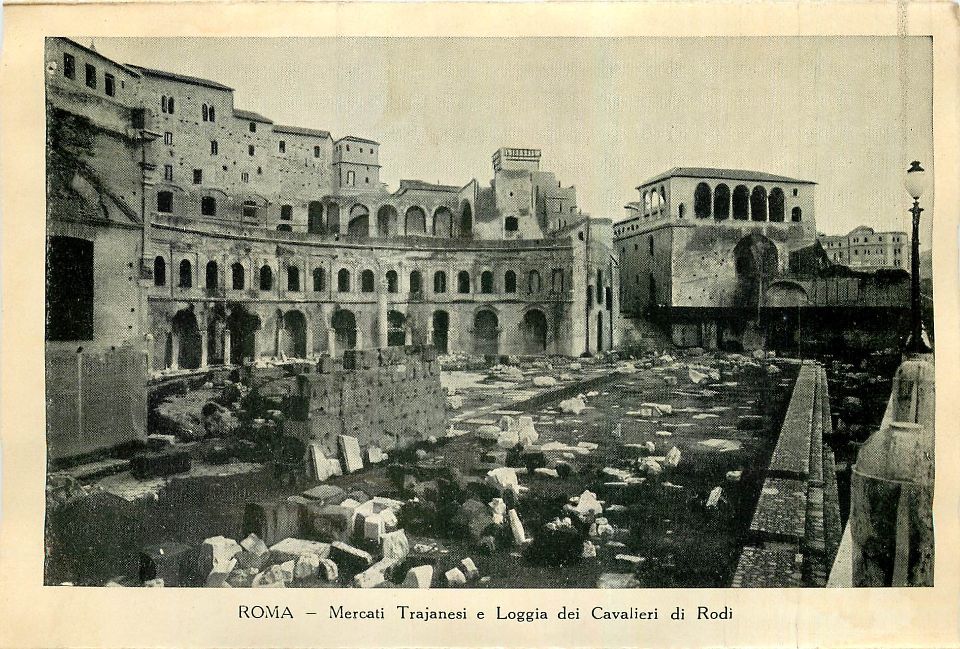 CPM Roma Mercati Trajanesi e Loggin dei Cavalieri di Rodi