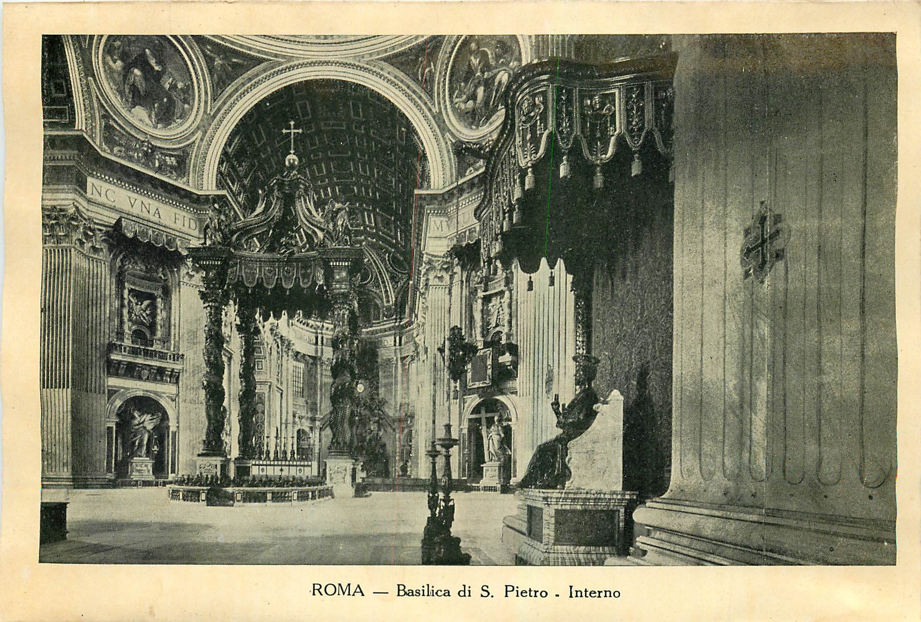 CPM Roma Basilica di S Pietro Interno 