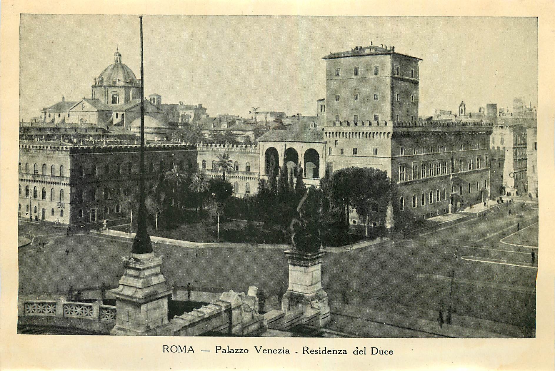 CPM Roma Palazzo Venezia Residenza del Duce 