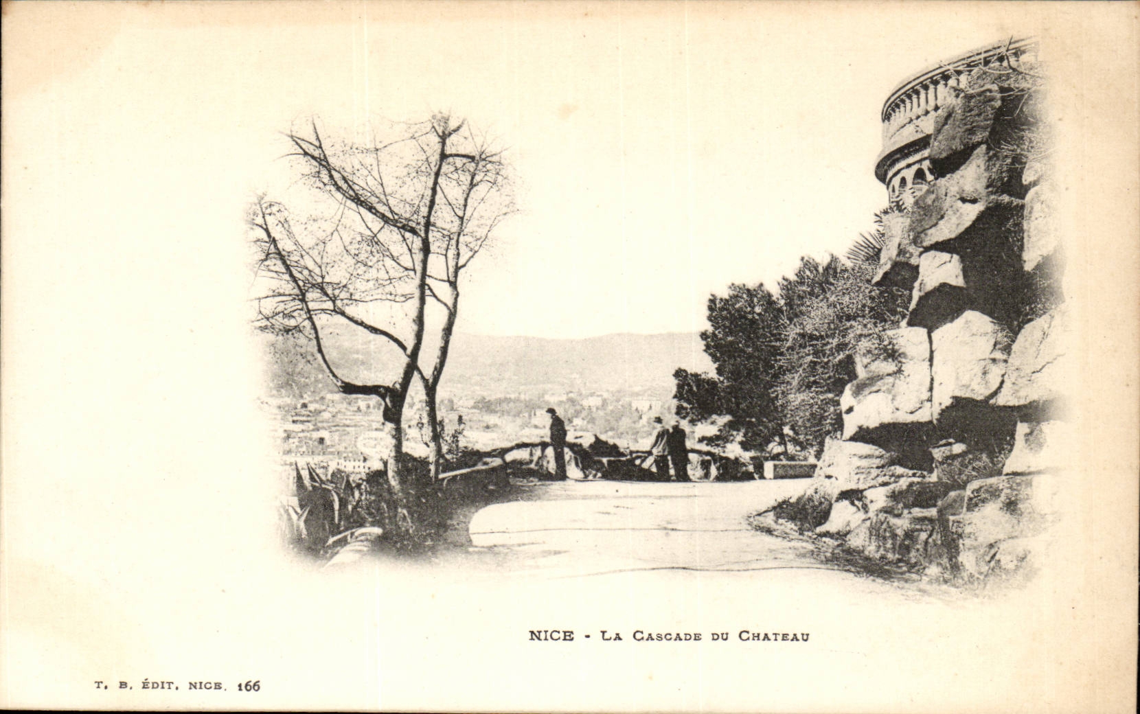 Nice Cascades it of the Castle - CPA