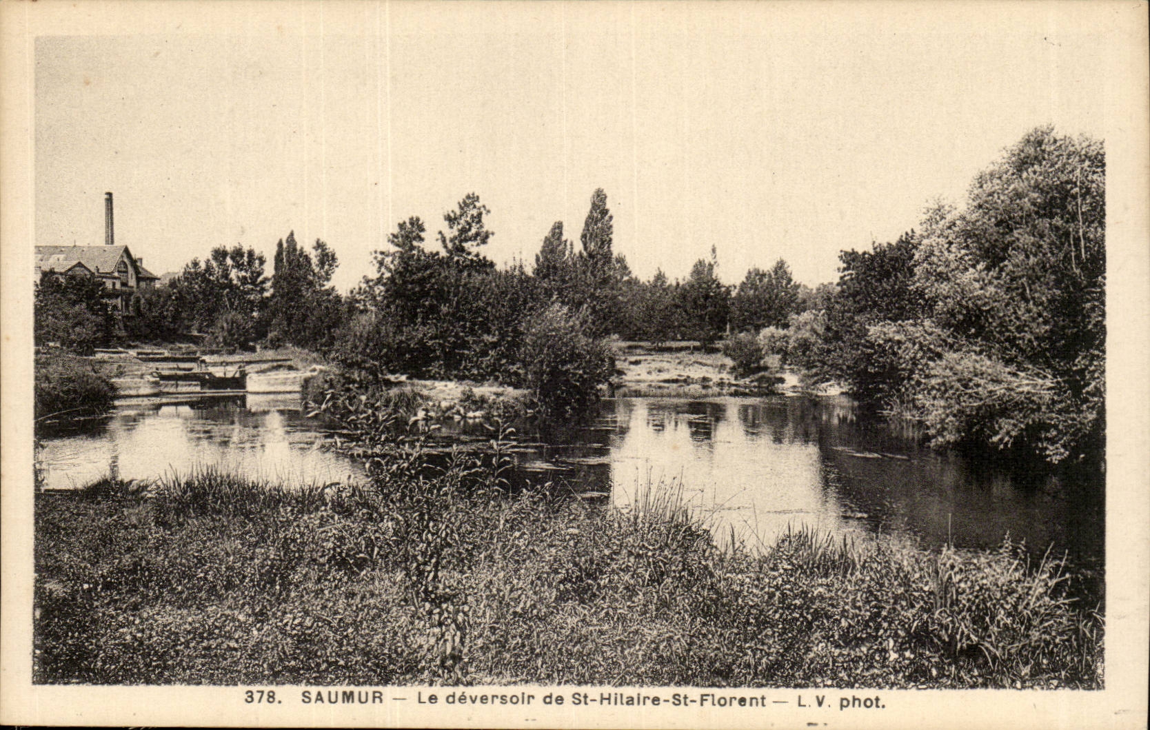 Saumur the outfall of St Hilaire St Florent - CPA