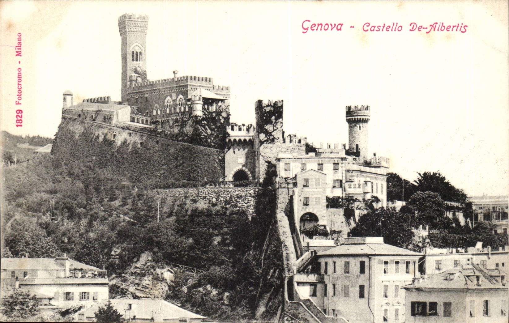 Genova -Genoa- Castello De-Albertis - CPA