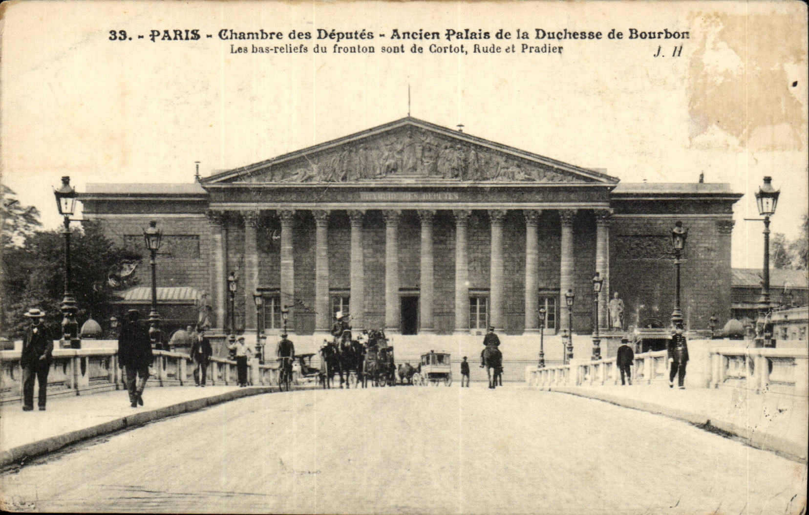 The Room of the Deputy-Old Palate of the Duchess of Bourbon them low-reliefs of the pediment are of Cordot Rude and Pradier