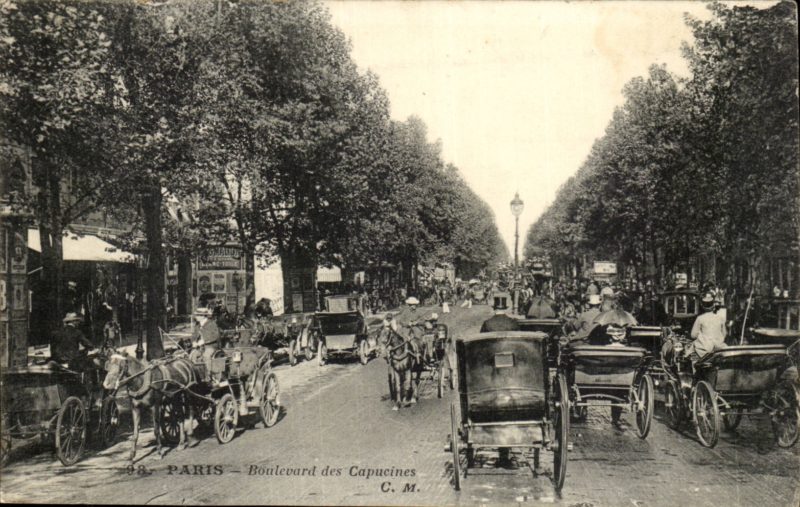 Paris it Boulevard of the Nasturtiums-CPA