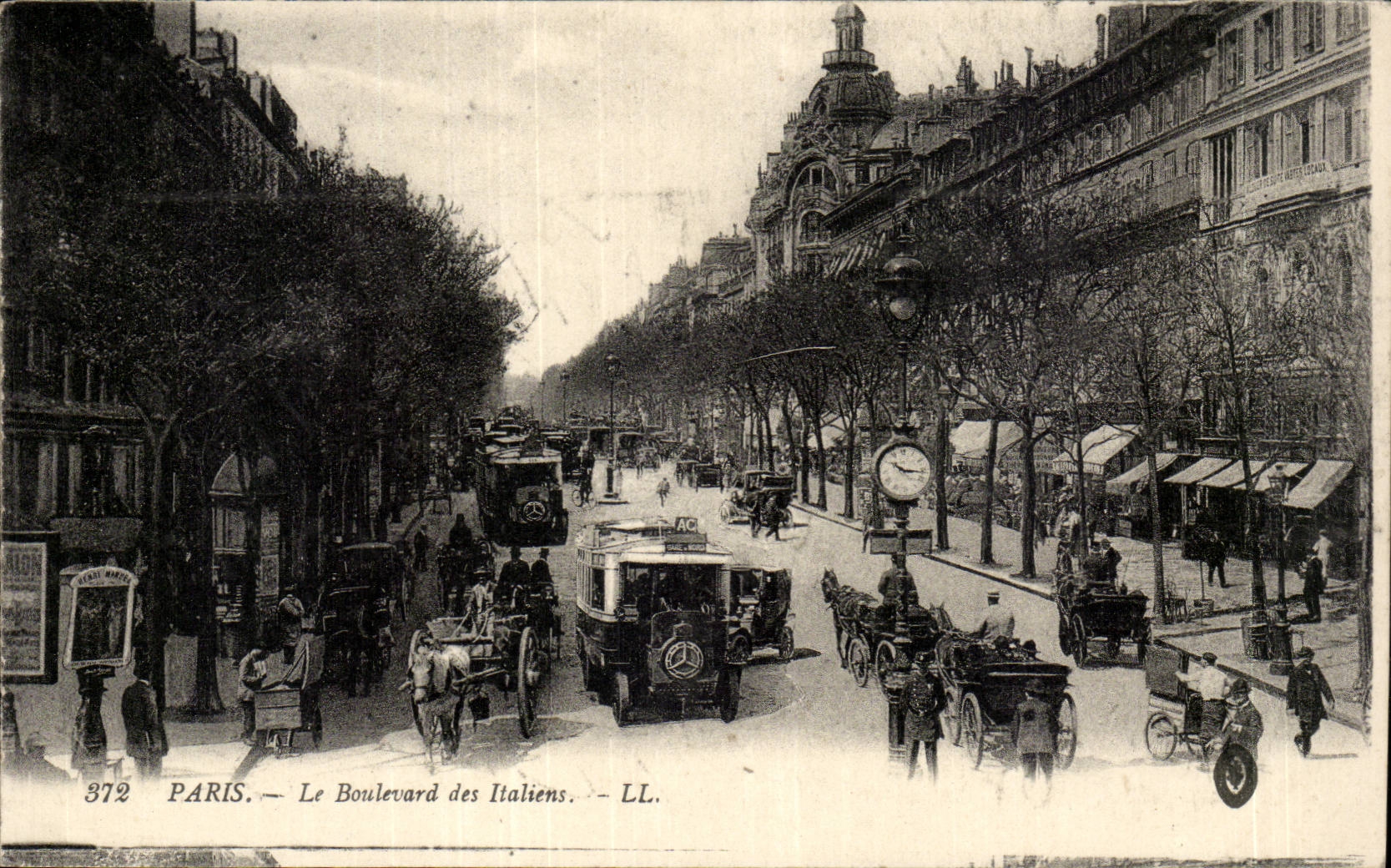 Paris Boulevard of the Italians - CPA