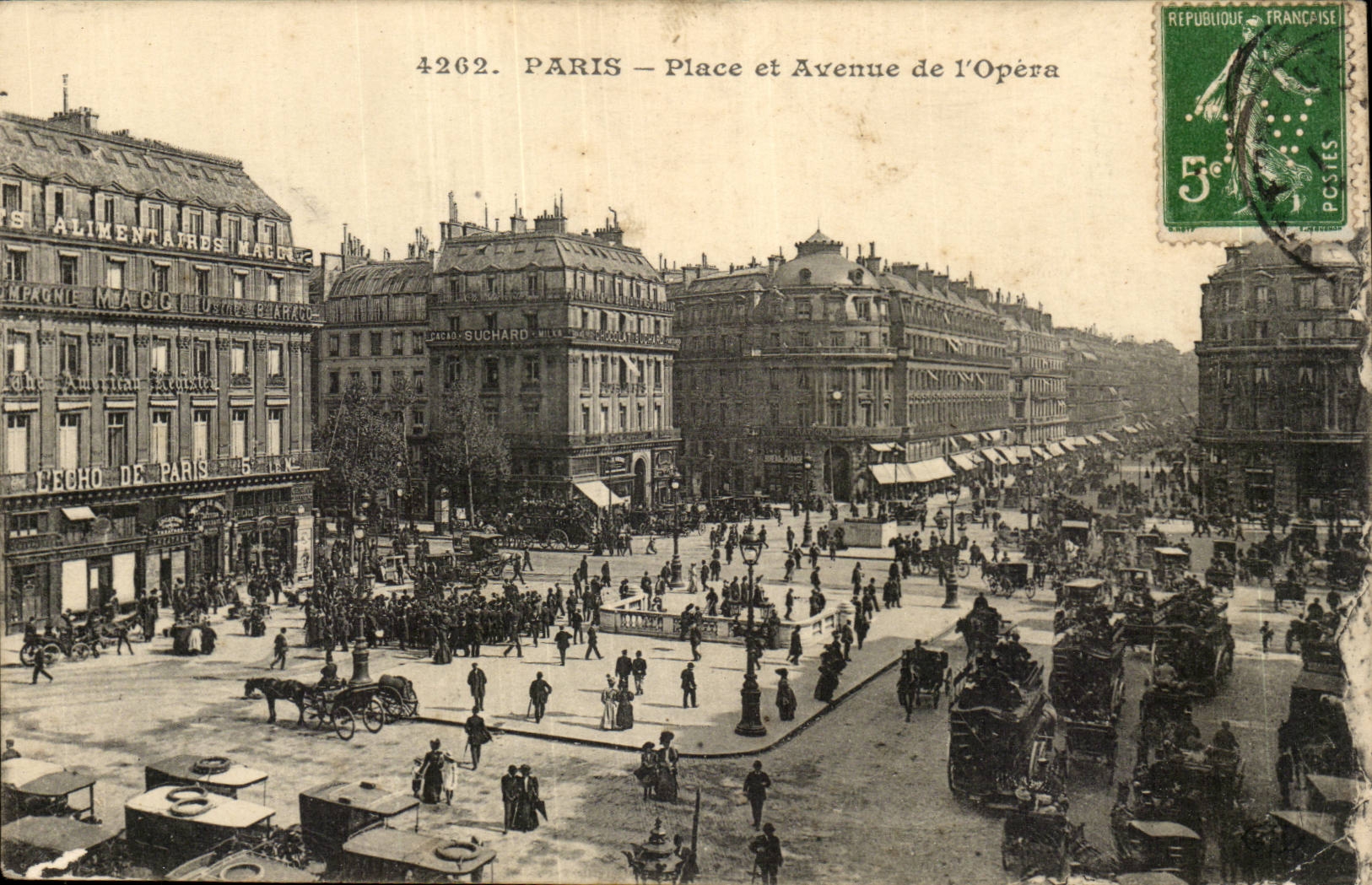 Paris Places and Which occurred of the Opera - CPA