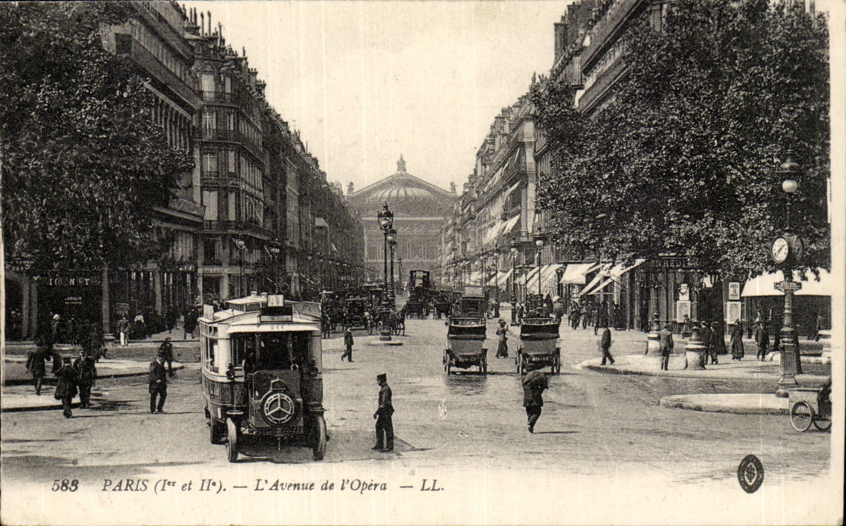 Paris Avenue of the Opera - CPA