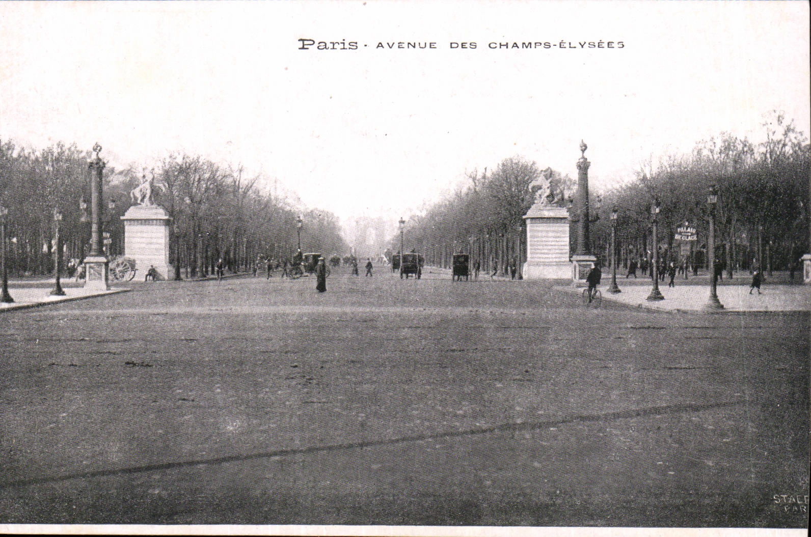 Paris- Avenue des Champs-Elysees - CPA