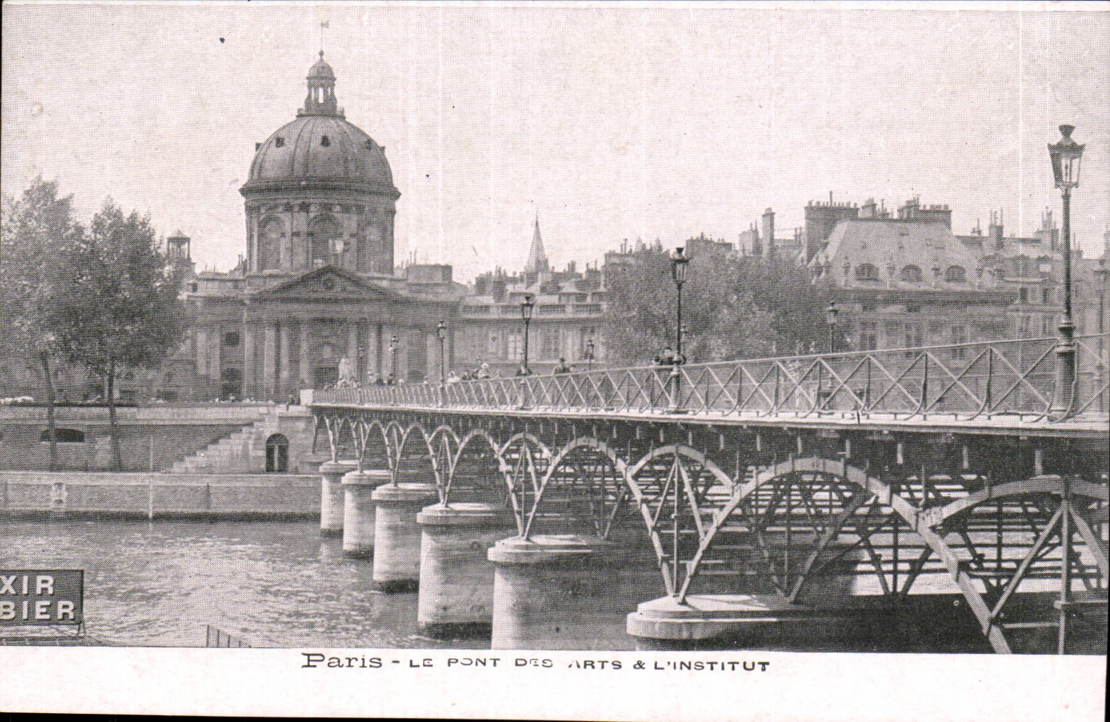 Paris- Le Pont des Arts et L'Institut - CPA