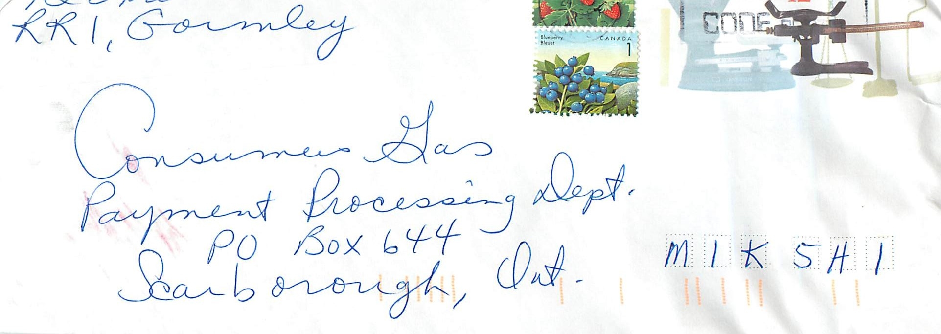 Entier Postal Postal Stationary Canada Balance Dayton