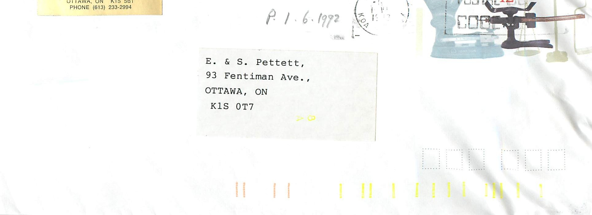 Entier Postal Postal Stationary Canada Balance Dayton