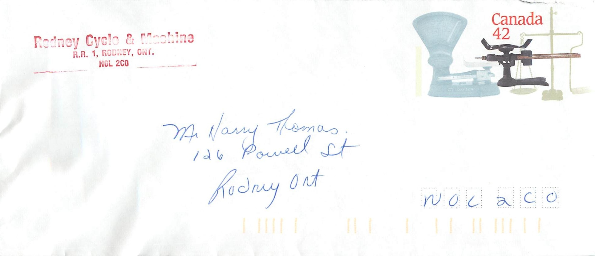 Entier Postal Postal Stationary Canada Balance Dayton