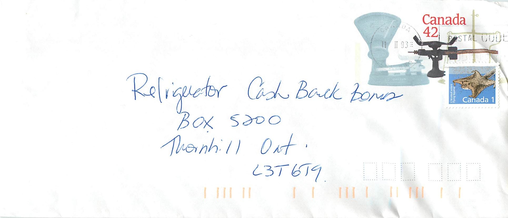 Entier Postal Postal Stationary Canada Balance Dayton