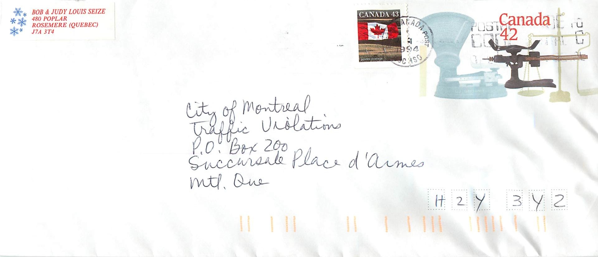 Entier Postal Postal Stationary Canada Balance Dayton  