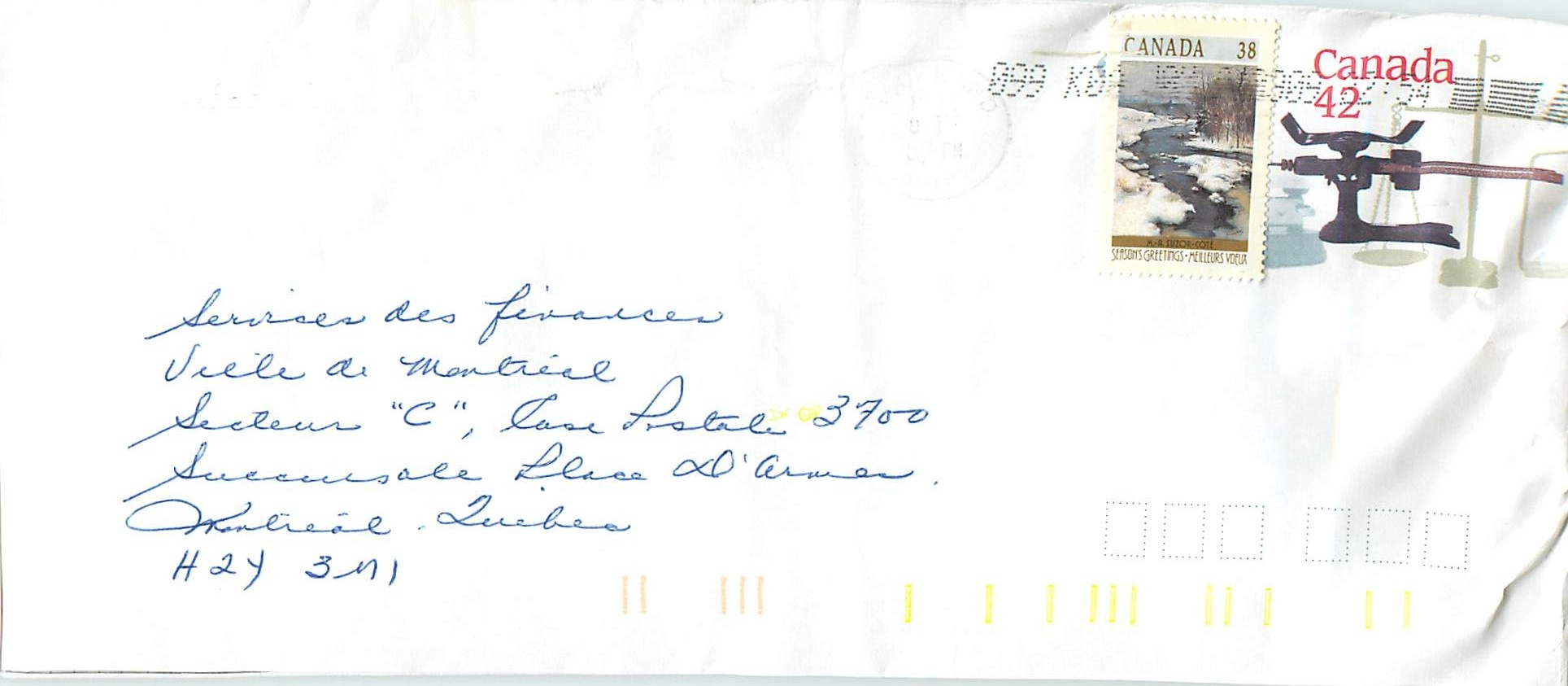 Entier Postal Postal Stationary Canada Balance Dayton  