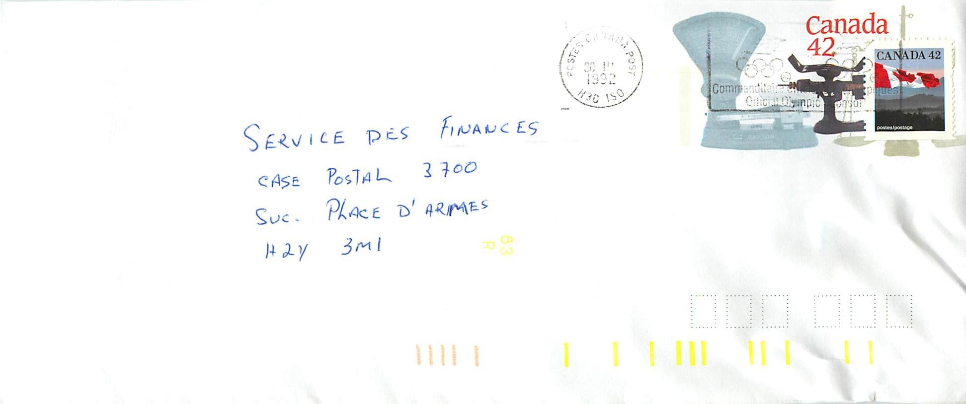 Entier Postal Postal Stationary Canada Balance Dayton  