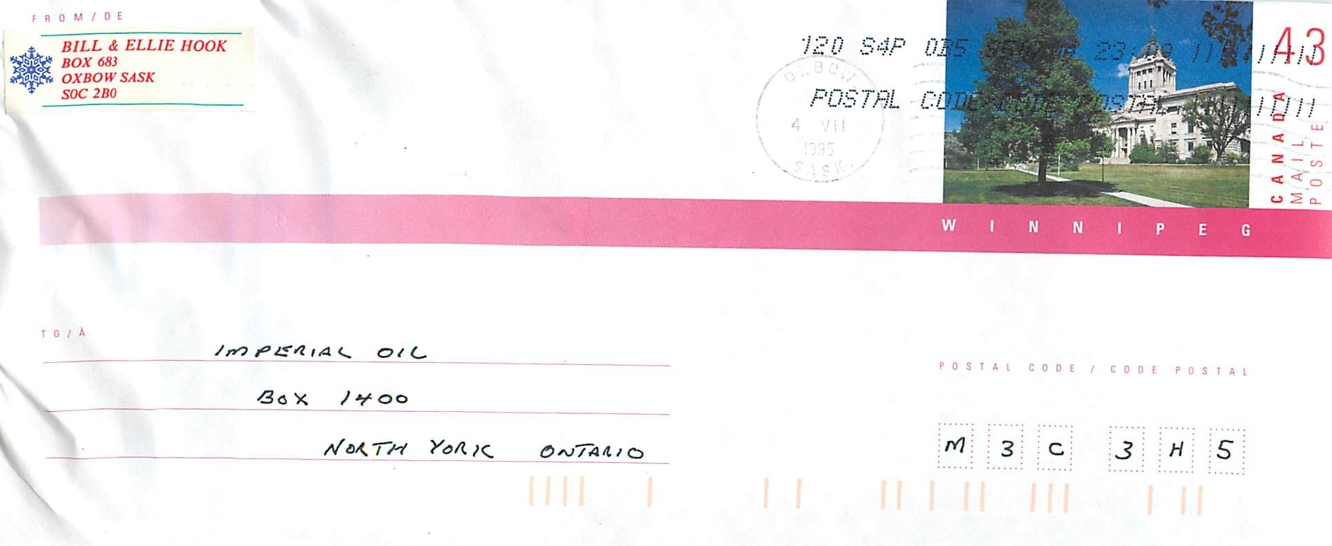 Entier Postal Postal Stationary Canada 