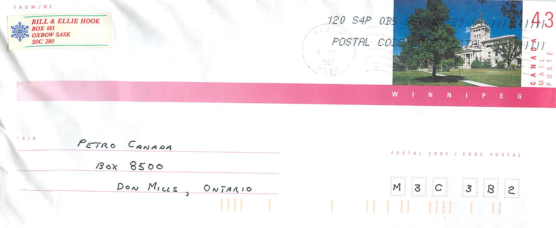 Entier Postal Postal Stationary Canada 