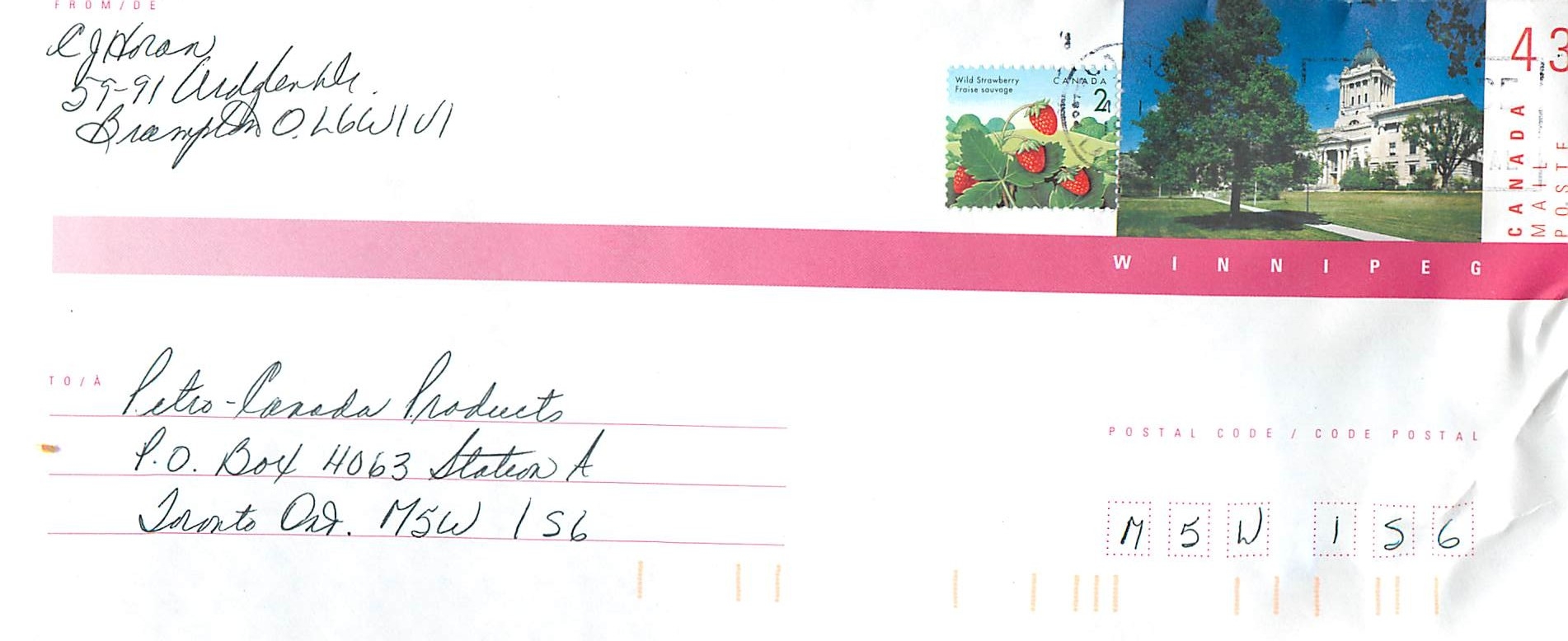 Entier Postal Postal Stationary Canada