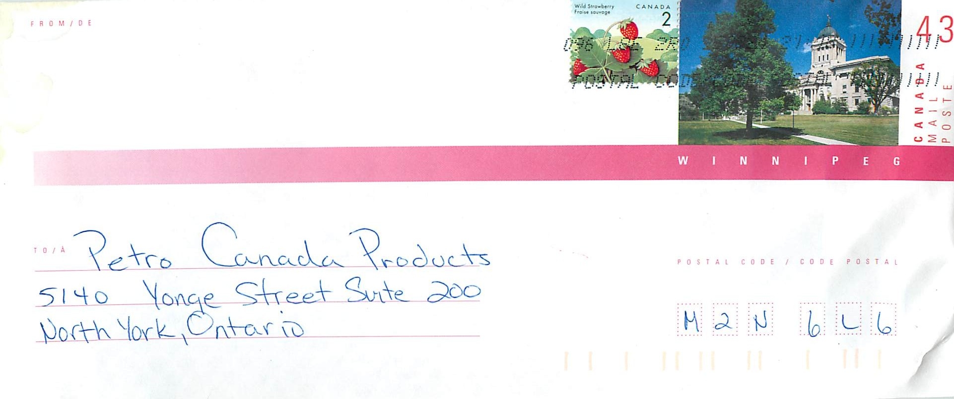 Entier Postal Postal Stationary Canada
