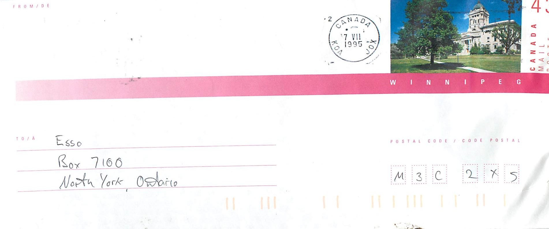Entier Postal Postal Stationary Canada